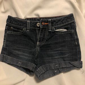 Kids Dark Wash Denim Shorts